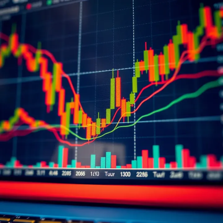 Chart showing overlapping forex trading sessions with market volatility indicators