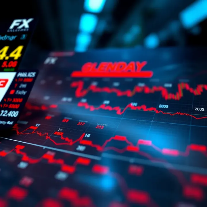 Calendar highlighting key economic events influencing foreign exchange markets