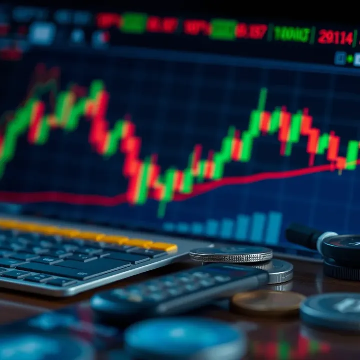 Forex Trading Risks and Scam Awareness in Nigeria Illustration of forex trading charts and currency symbols highlighting risks and scams awareness